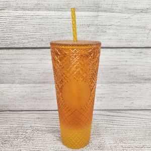 Starbucks Orange Ombre Jewel Tumbler 24oz